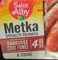 Saucisse crue fumee a cuire
