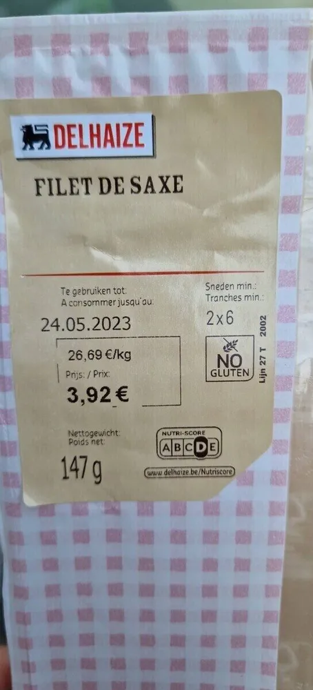 Filet de saxe