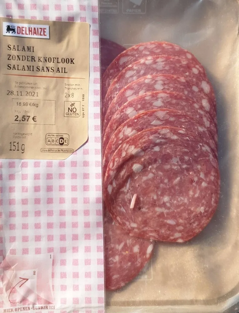 Salami sans ail