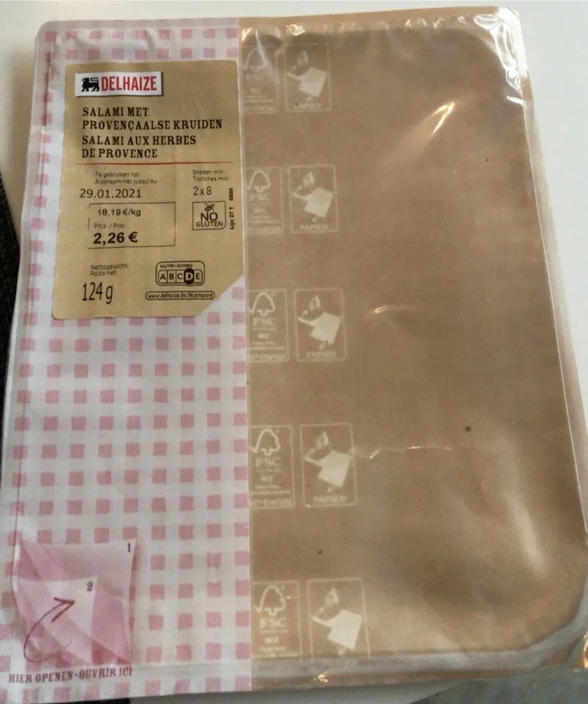 Salami aux herbes de provence