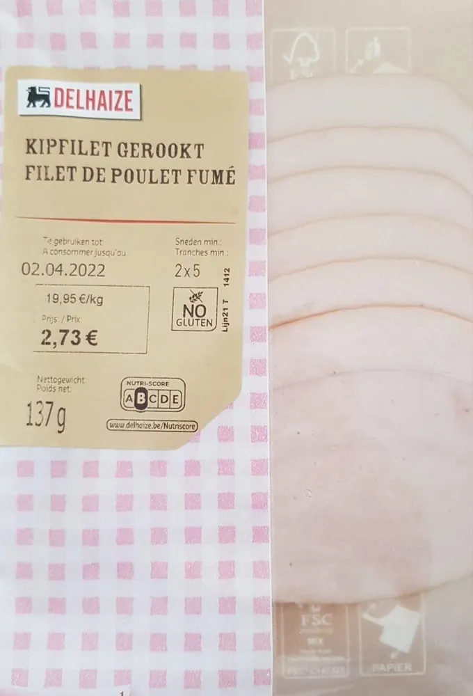 Filet de poulet fumé