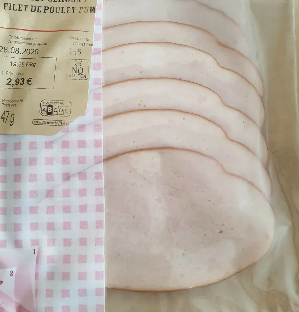 Filet de poulet fumé