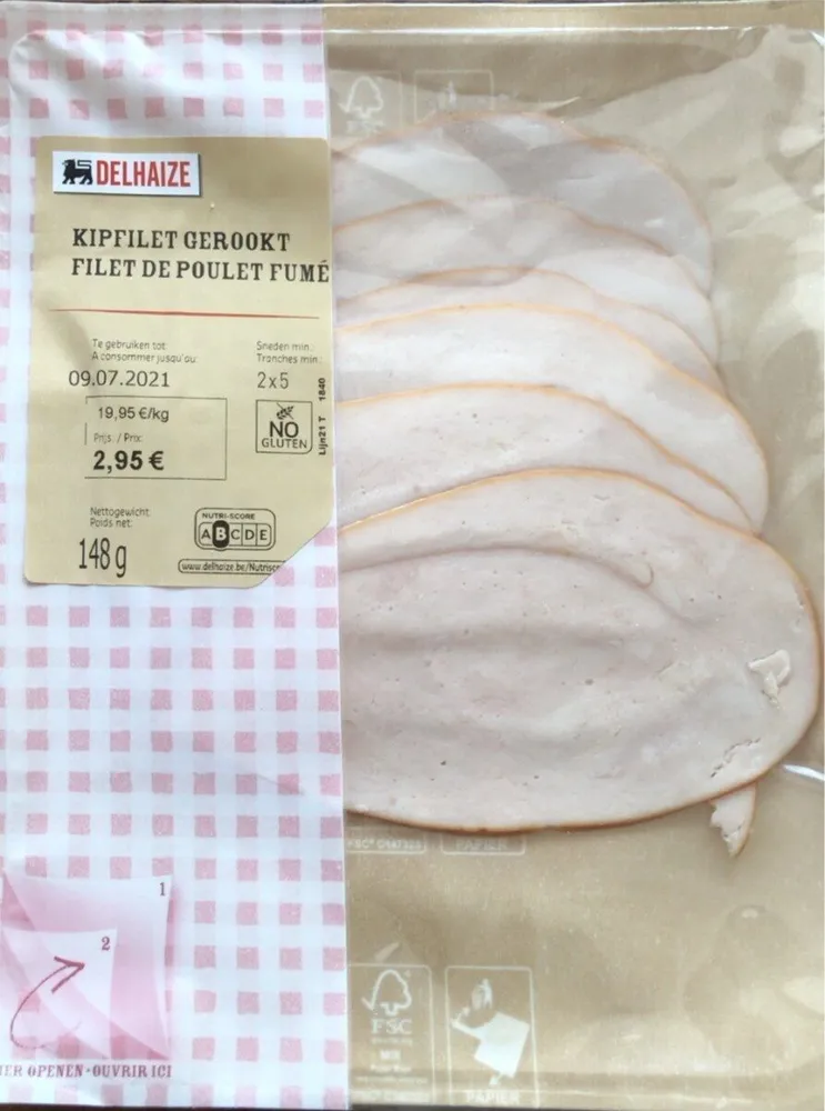 Filet de poulet fumé