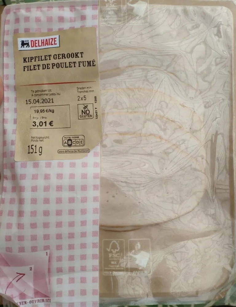 Filet de poulet fumé