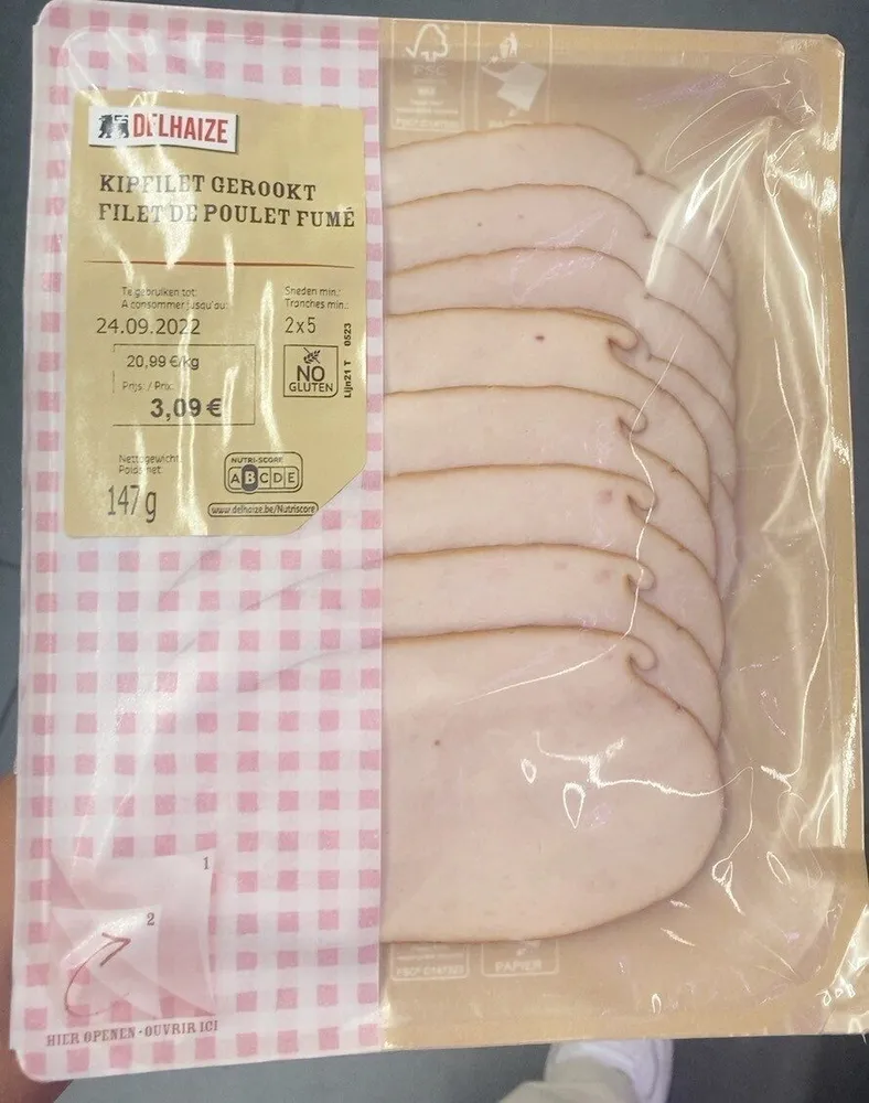 Gerookte kipfilet