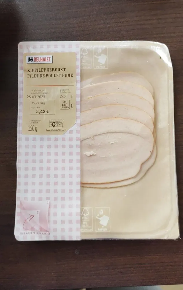 Filet de poulet fumé