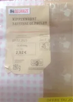 Saucisse de poulet