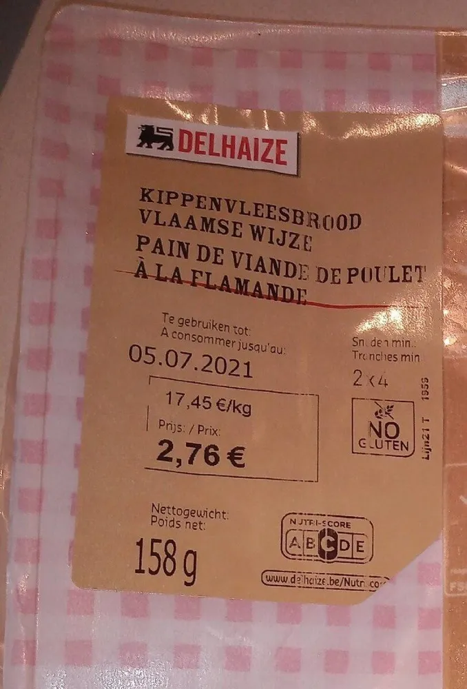 Pain de viande de poulet à la flamande