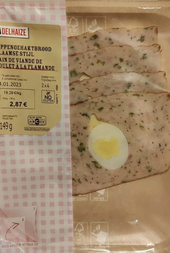 Pain de viande de poulet à la flamande