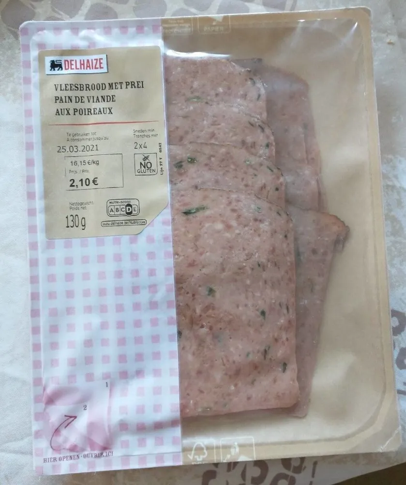 Pain de viande aux poireaux