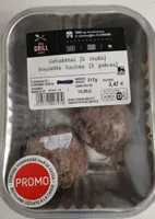 Boulette hachée ( 3 pièces )