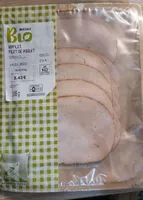 Filet de poulet bio en tranches