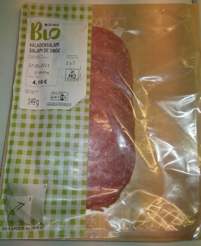 Salami de dinde bio