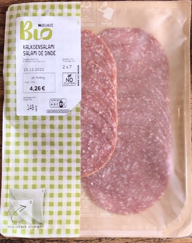 Saussison de dinde fermenté biologique