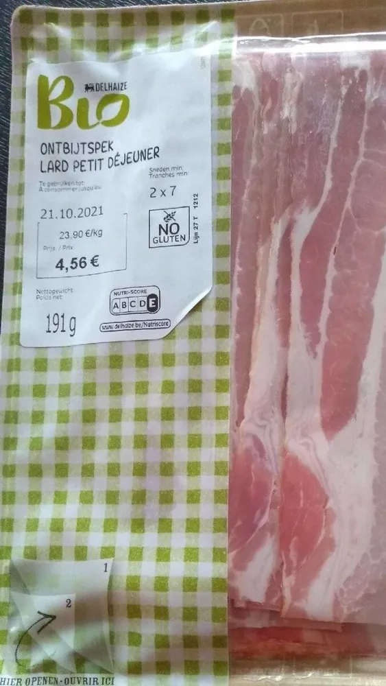 Lard petit déjeuner