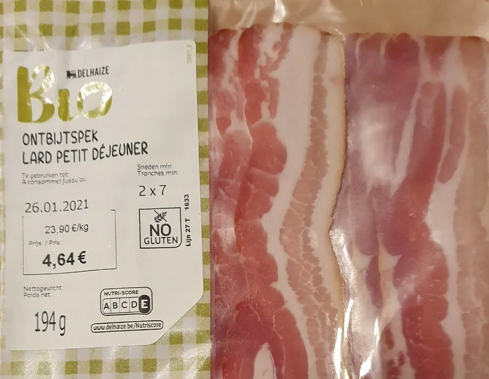 Lard petit déjeuner