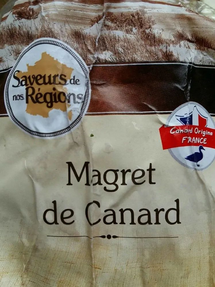 Magret de canard sous vide produit frais -classeA