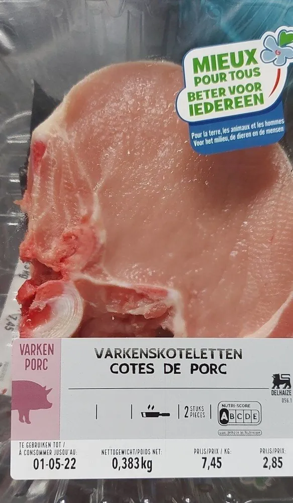 Côtes de porc