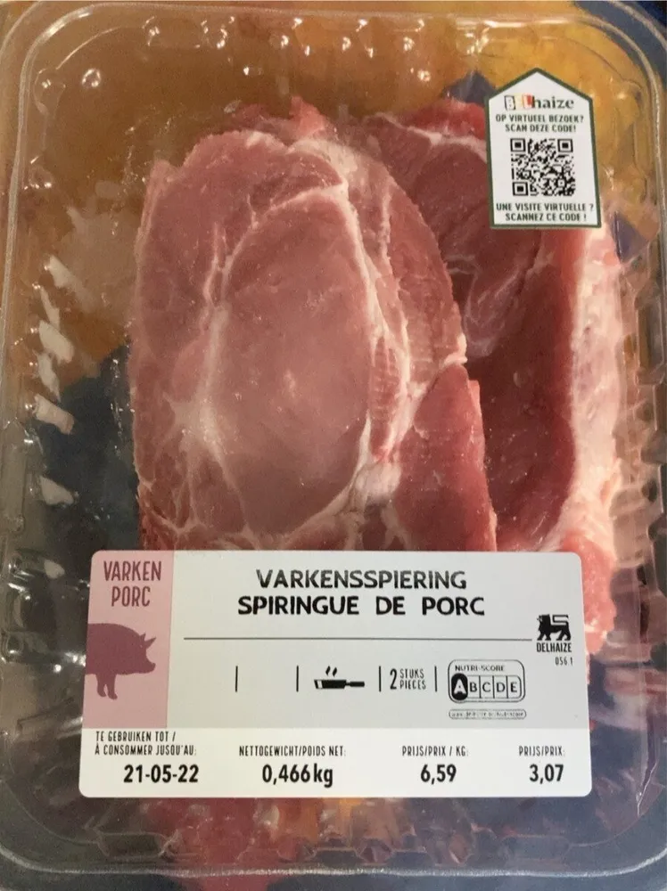 Spiringue de porc