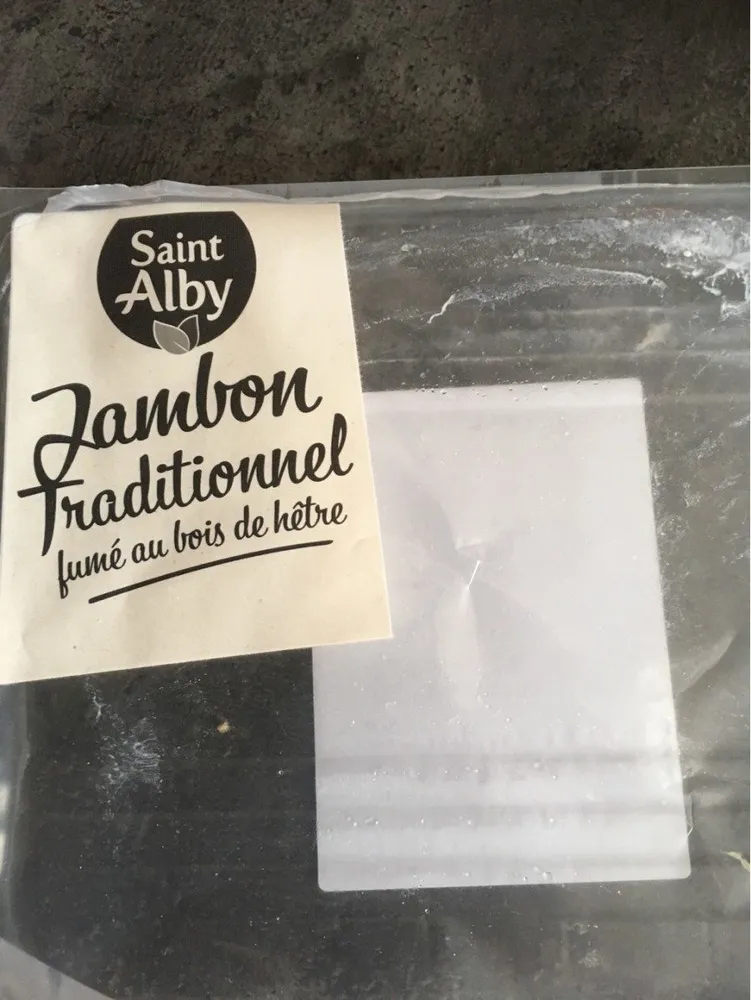 Jambon traditionnel fumé au bois de hêtre