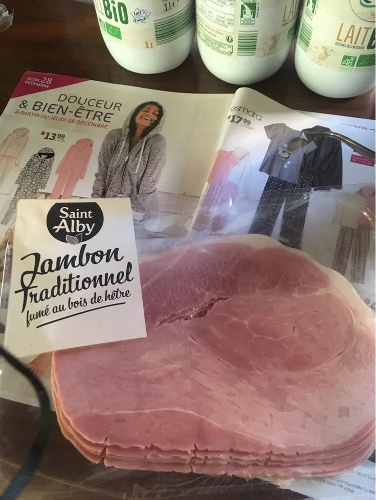 Jambon Traditionnel (fumé au bois de hêtre)
