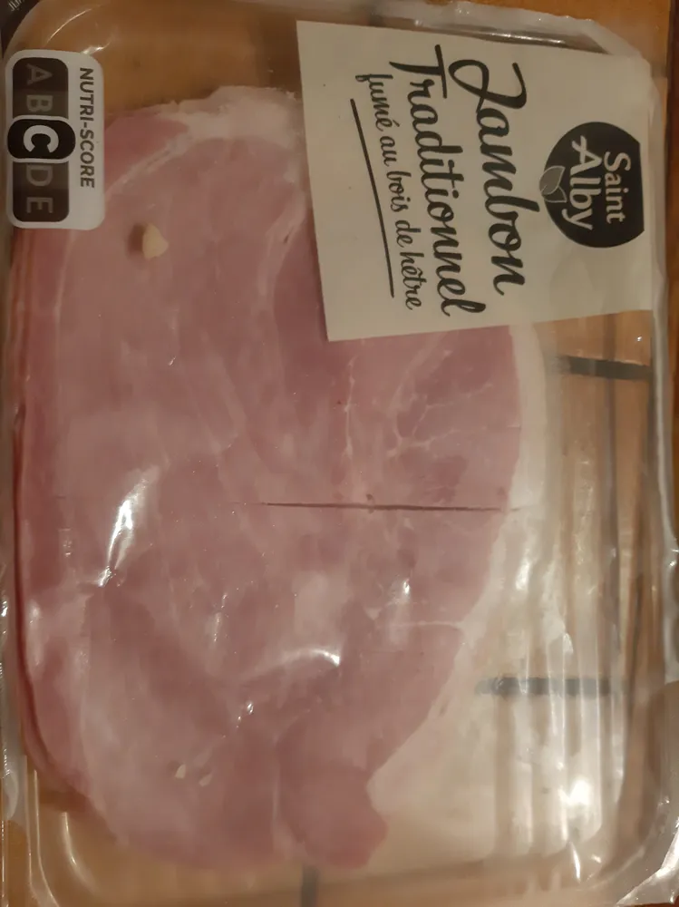 Jambon traditionnel fumé au bois de hêtre