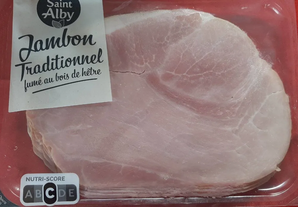 Jambon cuit qualité supérieure  fumé St Alby