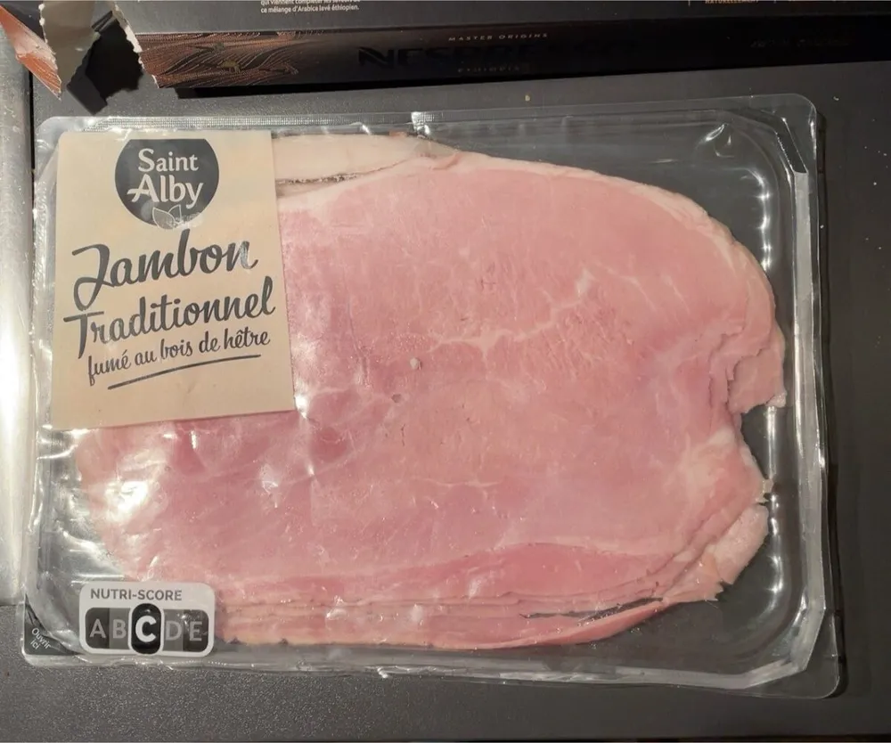 Jambon traditionnel fumé au bois de hêtre