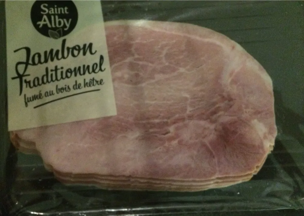 Jambon traditionnel fumé au bois de hêtre