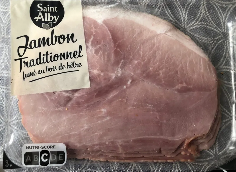 Jambon traditionnel fumé au bois de hêtre