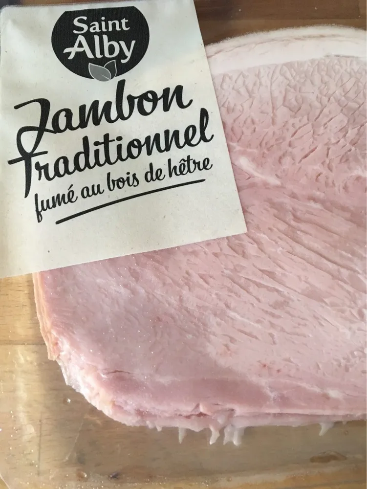 Jambon traditionnel fumé au bois de hetre