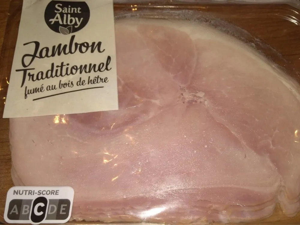 Jambon cuit fumé au bois de hêtre