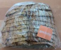 Zwiebelbrot geschnitten