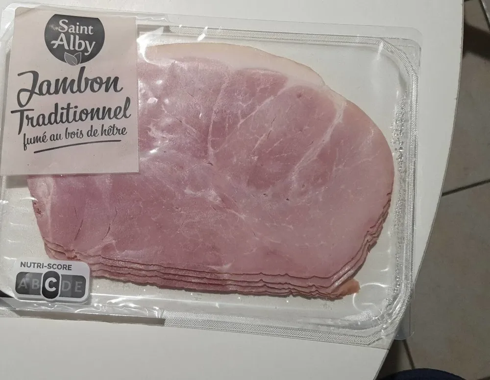 Jambon cuit, qualité supérieure, fumé