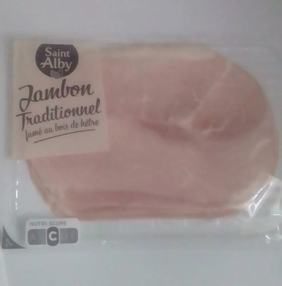 Saint alby jambon traditionnel fumé au bois de hêtre