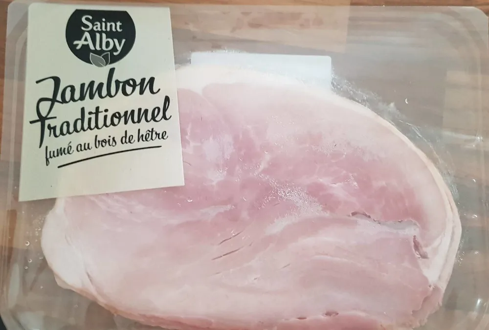 Jambon traditionnel fumé au bois de hêtre