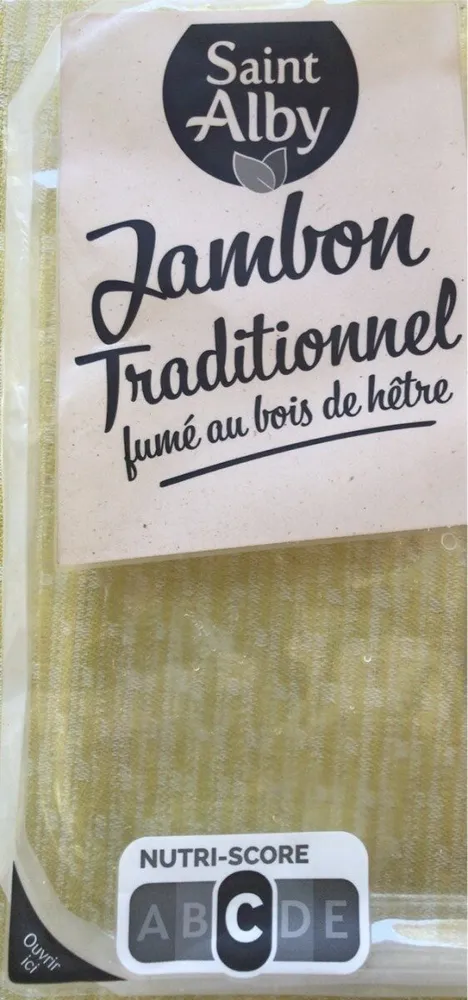 Jambon traditionnel fume au bois de hêtre