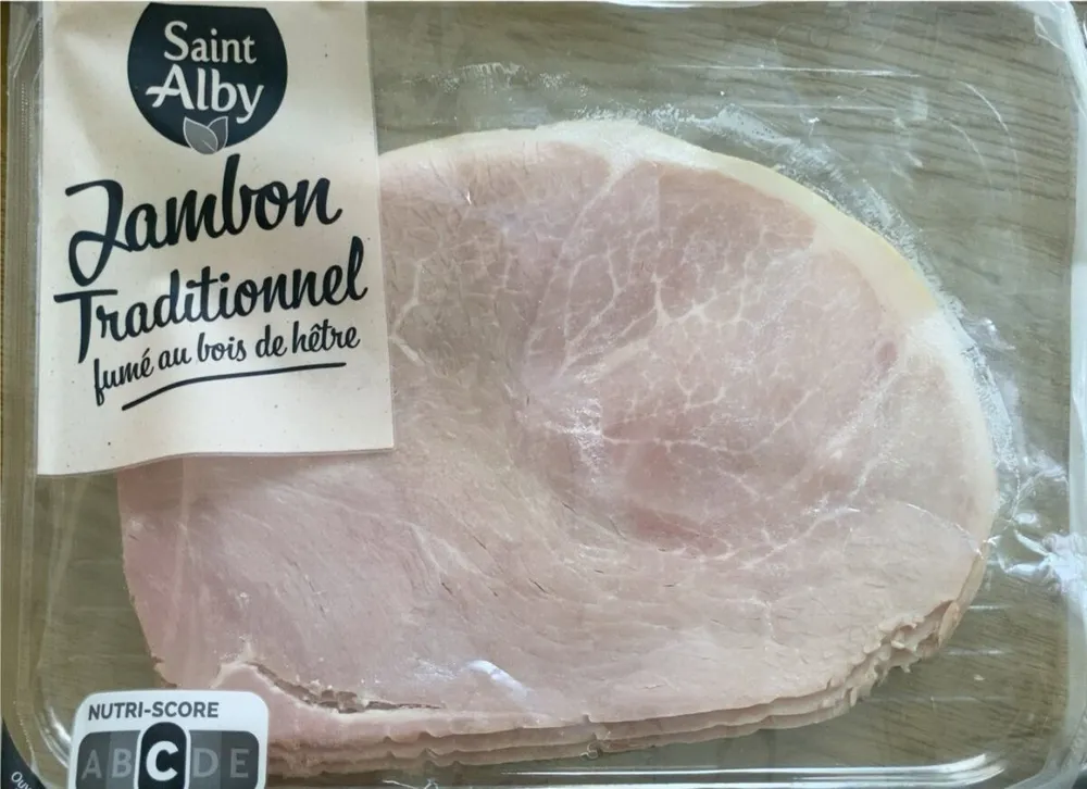 Jambon traditionnel fumé au bois de hêtre