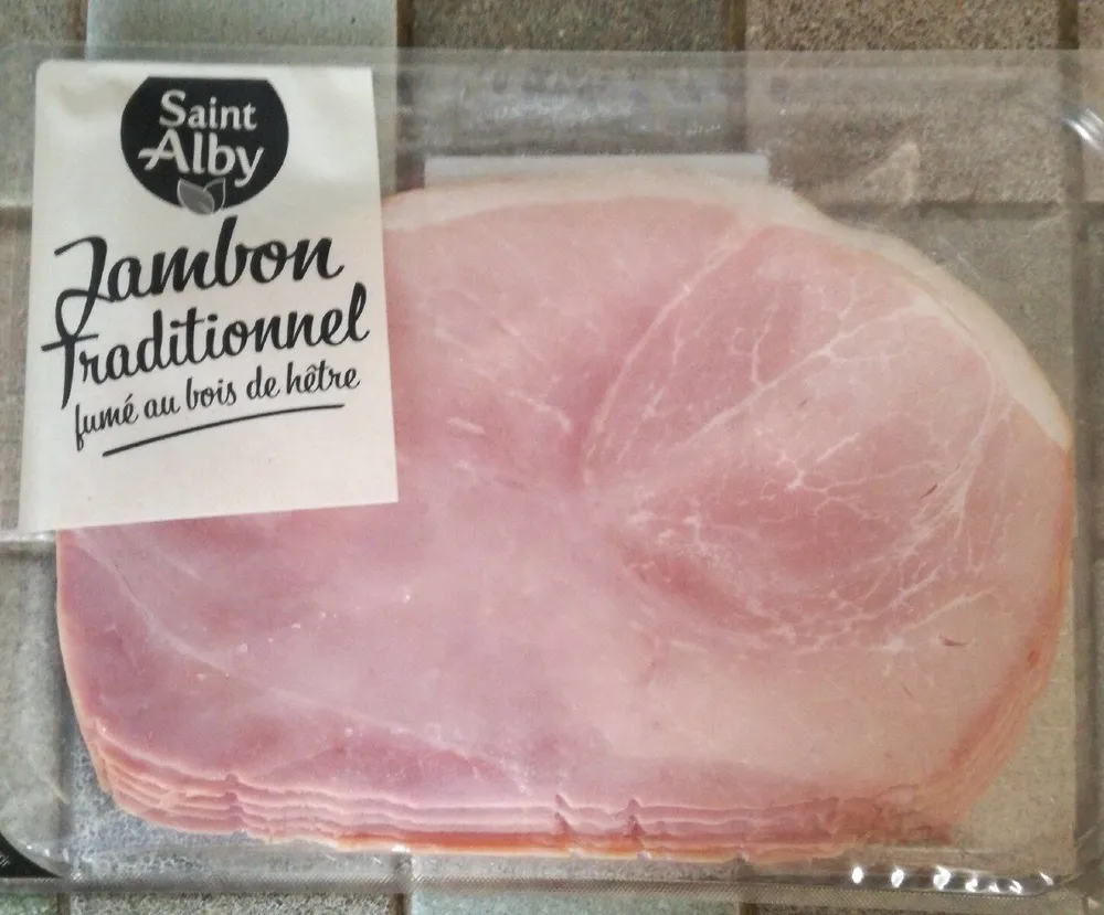 Jambon traditionnel fumé au bois d'hêtre