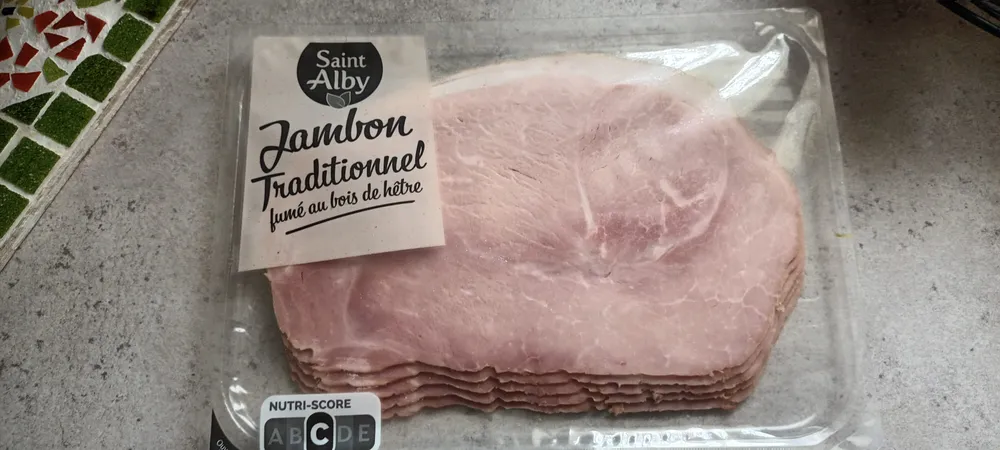 Jambon traditionnel fumé au bois de hêtre