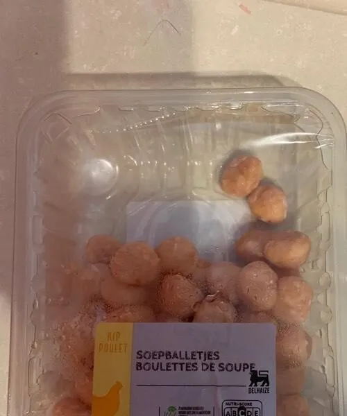 Boulettes soupe poulet