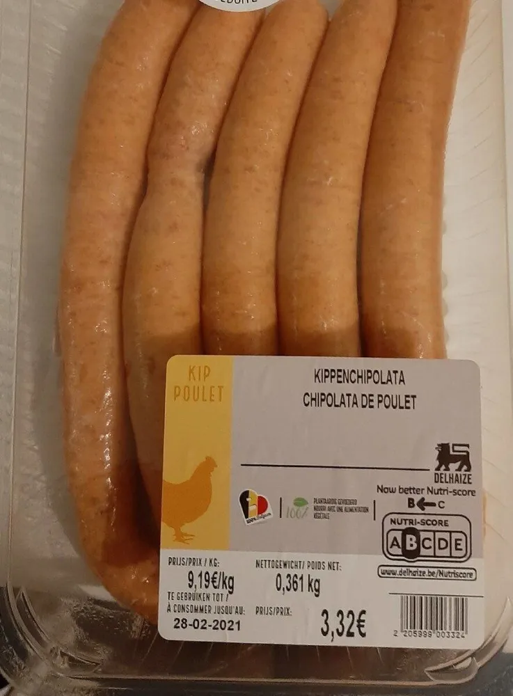Chipolatas poulet