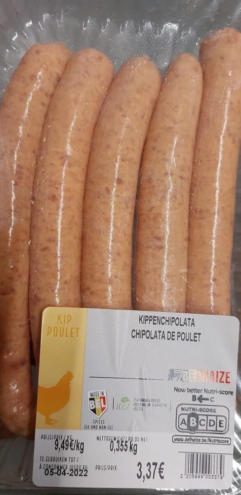 Chipolatas de poulet