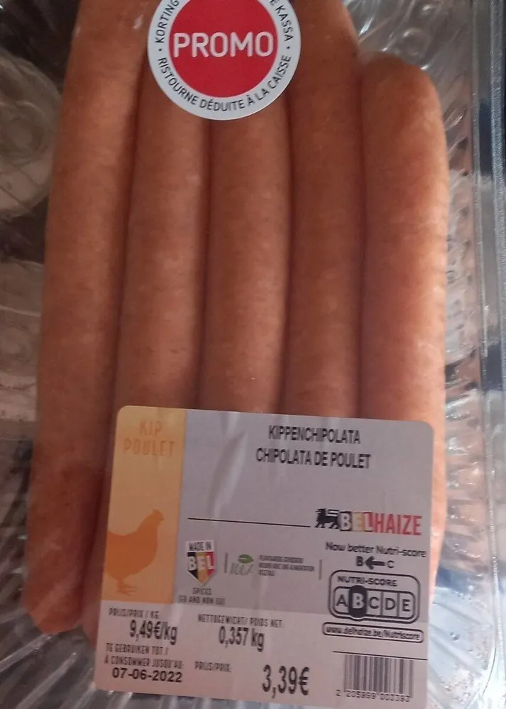 Chipolatas de poulet