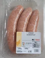 Saucisses de poulet