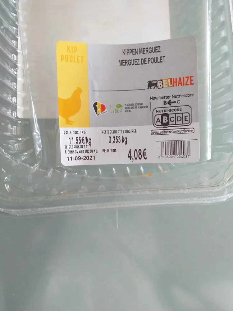merguez de poulet