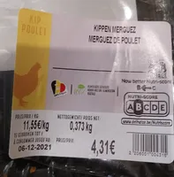 Merguez de poulet