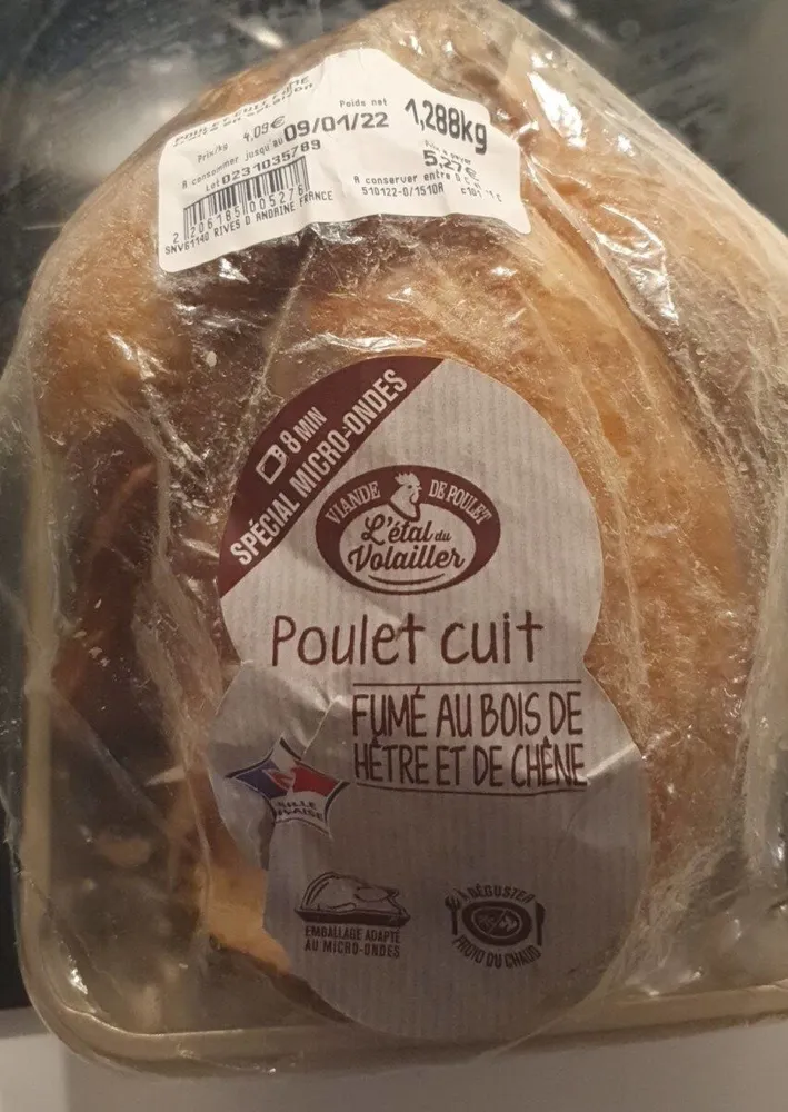 Poulet cuit