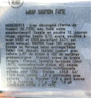 Wrap saumon fumé