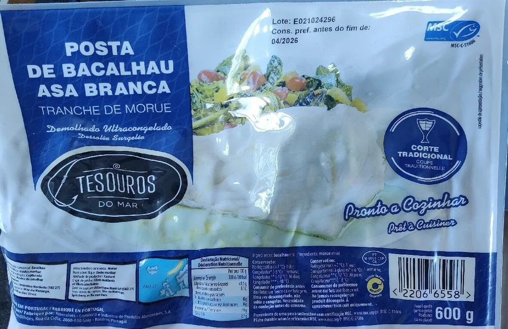 Posta de Bacalhau Asa Branca
